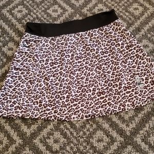 Running skirts leopard skirt